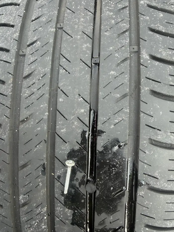 Another roadside tire repair